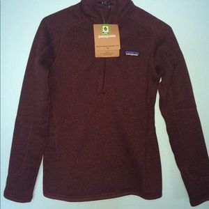 Patagonia Women’s Better Sweater 1/4 ZIP Burgundy